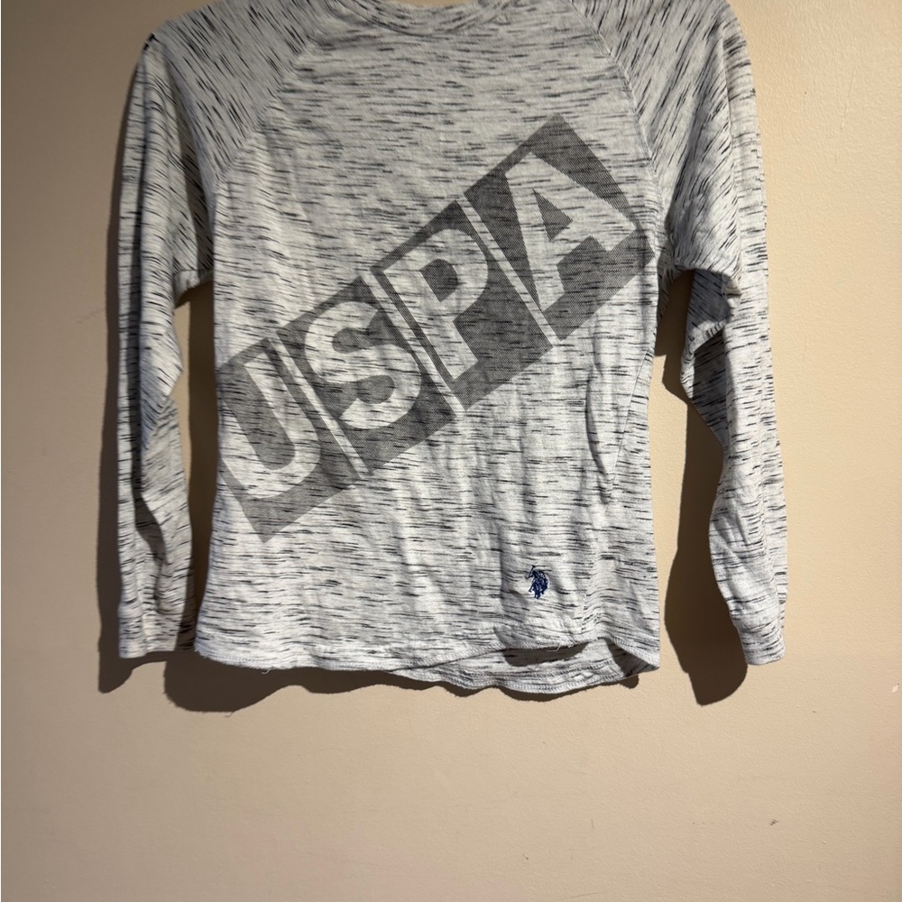 U.S. Polo Assn. Black and White Patterned Shirt